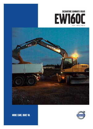 Excavadoras hidráulicas  de ruedas Volvo EW160C