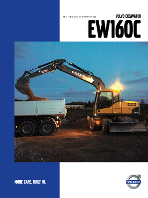 Excavadoras hidráulicas  de ruedas Volvo EW160C
