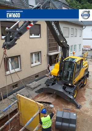 Excavadoras hidráulicas  de ruedas Volvo EW160D