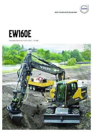 Excavadoras hidráulicas  de ruedas Volvo EW160E