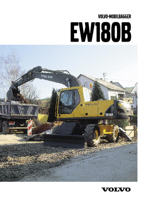 Excavadoras hidráulicas  de ruedas Volvo EW180B