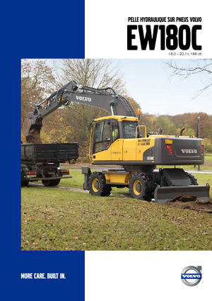 Excavadoras hidráulicas  de ruedas Volvo EW180C