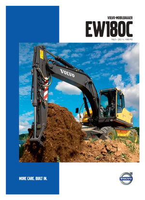 Excavadoras hidráulicas  de ruedas Volvo EW180C