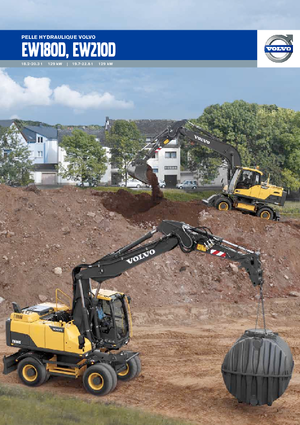 Excavadoras hidráulicas  de ruedas Volvo EW210D