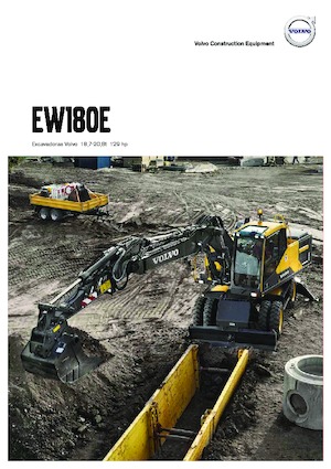 Excavadoras hidráulicas  de ruedas Volvo EW180E