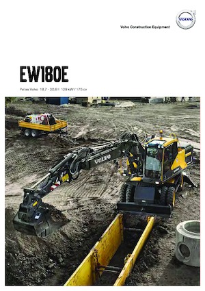 Excavadoras hidráulicas  de ruedas Volvo EW180E