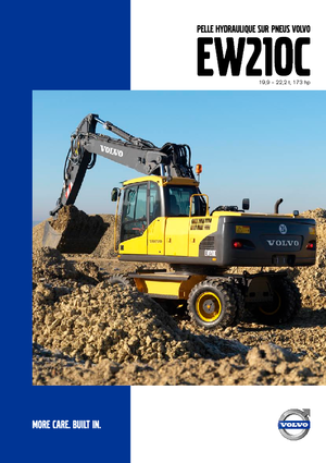 Excavadoras hidráulicas  de ruedas Volvo EW210C