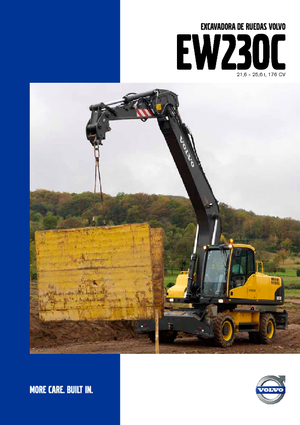 Excavadoras hidráulicas  de ruedas Volvo EW230C