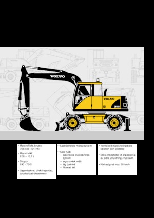 Excavadoras hidráulicas  de ruedas Volvo EW140