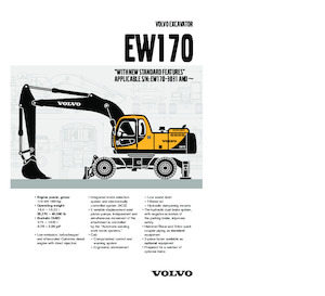 Excavadoras hidráulicas  de ruedas Volvo EW170