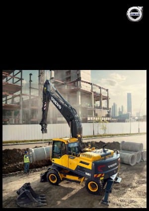 Excavadoras hidráulicas  de ruedas Volvo EW205D