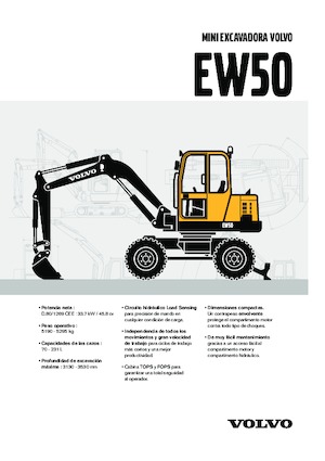 Excavadoras hidráulicas  de ruedas Volvo EW50V