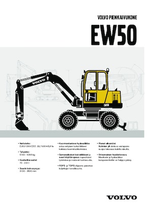 Excavadoras hidráulicas  de ruedas Volvo EW50V