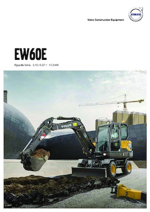 Excavadoras hidráulicas  de ruedas Volvo EW60E 