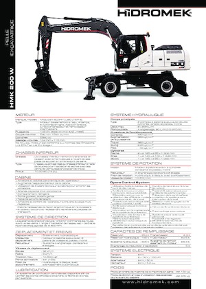 Excavadoras hidráulicas  de ruedas Hidromek HMK 200 W
