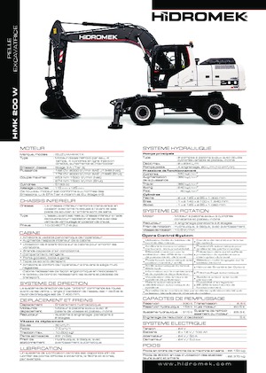 Excavadoras hidráulicas  de ruedas Hidromek HMK 200 W