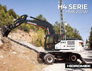 Excavadoras hidráulicas  de ruedas Hidromek HMK 210 W