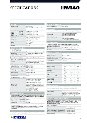 Excavadoras hidráulicas  de ruedas Hyundai HW140
