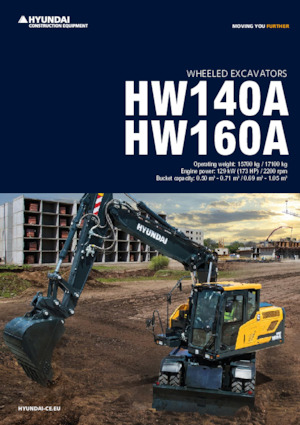 Excavadoras hidráulicas  de ruedas Hyundai HW140A