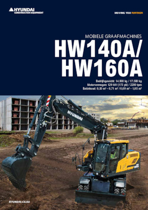 Excavadoras hidráulicas  de ruedas Hyundai HW140A