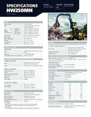 Manipuladores de materiales Hyundai HW250MH