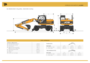 Excavadoras hidráulicas  de ruedas JCB JS 130 W