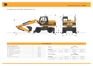 Excavadoras hidráulicas  de ruedas JCB JS 175 W