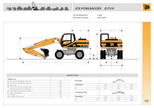 Excavadoras hidráulicas  de ruedas JCB JS 175 W