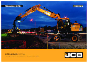 Excavadoras hidráulicas  de ruedas JCB JS175W