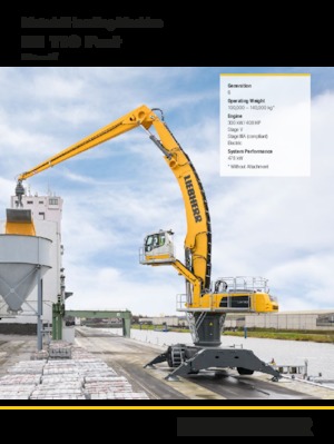 Manipuladores de materiales Liebherr LH 110 M High Rise Port Litronic