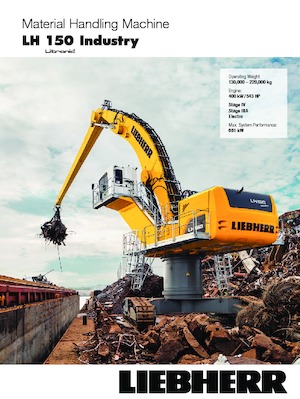 Manipuladores de materiales Liebherr LH 150 M Industry Litronic