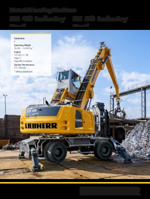 Manipuladores de materiales Liebherr LH 50 M Industry Litronic
