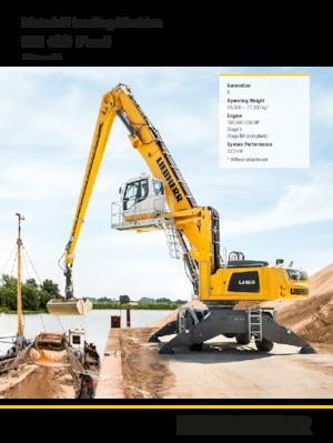 Manipuladores de materiales Liebherr LH 60 M High Rise Port Litronic