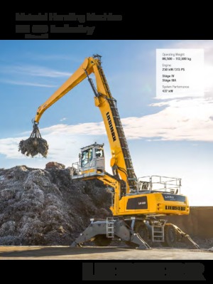 Manipuladores de materiales Liebherr LH 80 M High Rise Industry Litronic