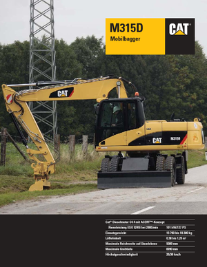 Excavadoras hidráulicas  de ruedas Caterpillar M315D VAH