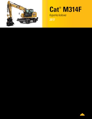 Excavadoras hidráulicas  de ruedas Caterpillar M314F