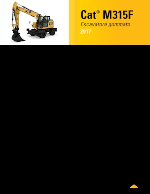 Excavadoras hidráulicas  de ruedas Caterpillar M315F