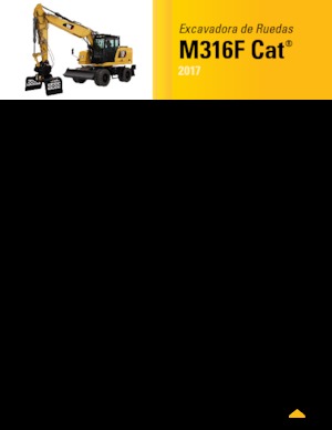 Excavadoras hidráulicas  de ruedas Caterpillar M316F