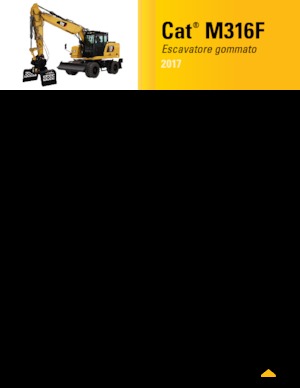 Excavadoras hidráulicas  de ruedas Caterpillar M316F