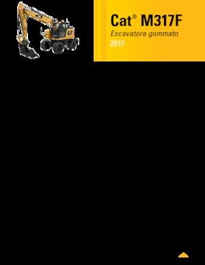 Excavadoras hidráulicas  de ruedas Caterpillar M317F