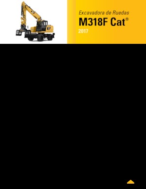 Excavadoras hidráulicas  de ruedas Caterpillar M318F