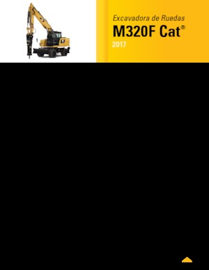 Excavadoras hidráulicas  de ruedas Caterpillar M320F