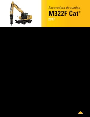 Excavadoras hidráulicas  de ruedas Caterpillar M322F