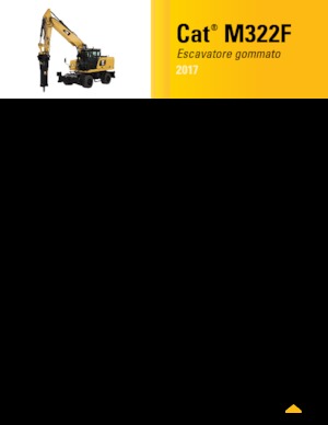 Excavadoras hidráulicas  de ruedas Caterpillar M322F