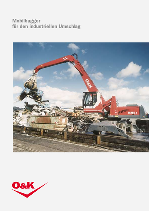 Excavadoras hidráulicas  de ruedas O&K MH 6.5 HD