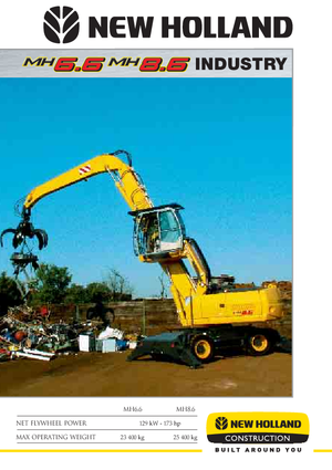 Excavadoras hidráulicas  de ruedas New Holland MH 8.6
