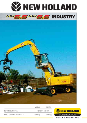 Excavadoras hidráulicas  de ruedas New Holland MH 8.6