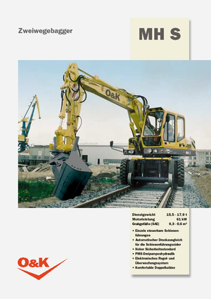 Excavadoras hidráulicas  de ruedas O&K MH S