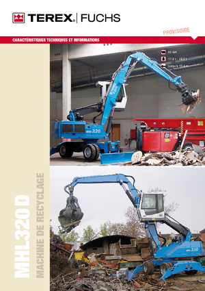 Manipuladores de materiales Terex-Fuchs MHL 320 D