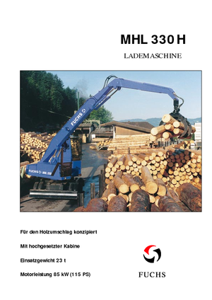 Manipuladores de materiales Fuchs MHL 330 H